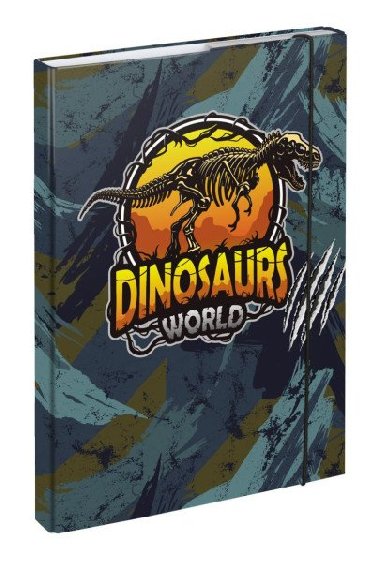 BAAGL Desky na školní sešity A4 - Dinosaurs World - neuveden