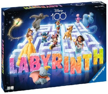 Ravensburger Labyrinth Disney (100. výročí) - společenská hra - neuveden