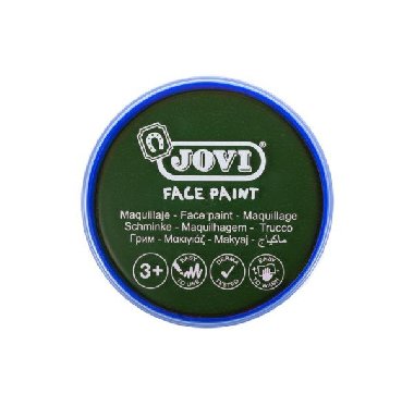 JOVI Obličejová barva 8ml polštář - tmavě zelená - Jovi