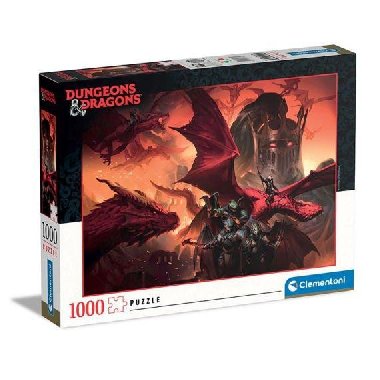 Clementoni Puzzle Dungeons & Dragons - Bojovníci 1000 dílků - neuveden