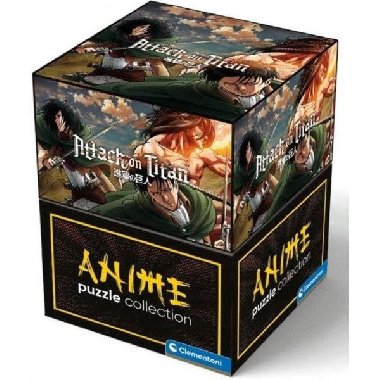 Clementoni Puzzle Anime Collection: Attack on Titan 500 dílků - neuveden