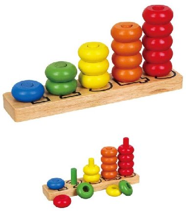 BABU dřevěná hračka - Počítání a čísla - neuveden
