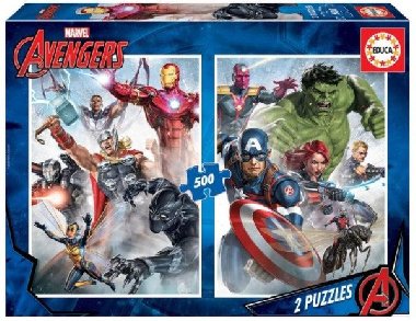 Puzzle Avengers 2x500 dílků - Educa