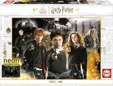 Puzzle svítící Harry Potter 1000 dílků - Educa