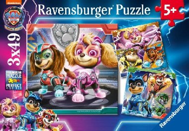 Ravensburger Puzzle - Tlapková patrola ve velkofilmu 3x49 dílků - neuveden