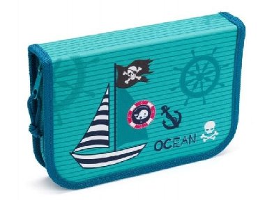 Školní penál jednopatrový Ocean Pirate - neuveden