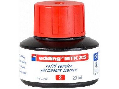 Edding Inkoust MTK 25ml - červený - neuveden