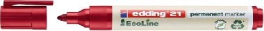 Edding Popisovač permanentní 21 EcoLine - červený - neuveden