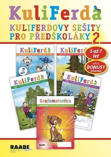 KuliFerda (5-7 let) - SADA 5 pracovních sešitů č.2 - Hana Nádvorníková; Jana Pechancová; Noemi Keřkovská