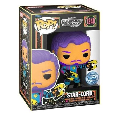 Funko POP Vinyl: Guardians of the Galaxy 3- Star Lord (BlackLight limited exclusive edition) - neuveden