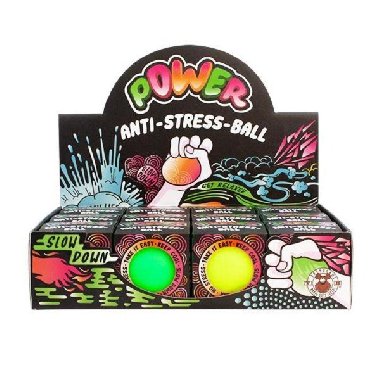 Antistresový míček Power 6 cm - neuveden
