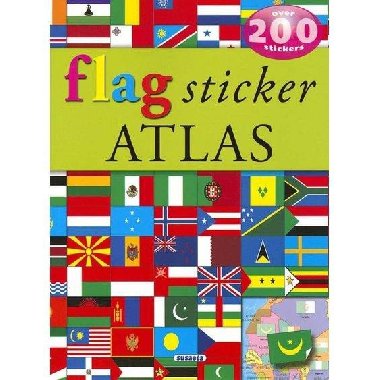 Flag sticker atlas -over 200 stickers AJ - neuveden
