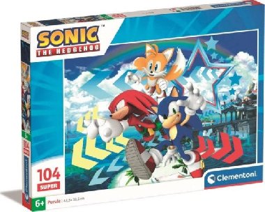 Puzzle Sonic 104 dílků - Clementoni