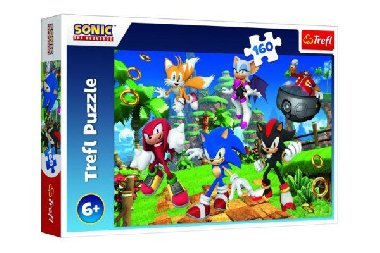 Puzzle Sonic a jeho přátelé 160 dílků - Trefl