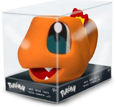 Pokémon 3D Hrnek - Charmander 440 ml - neuveden