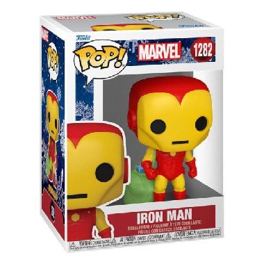 Funko POP Marvel: Holiday - Iron Man w/Bag - neuveden