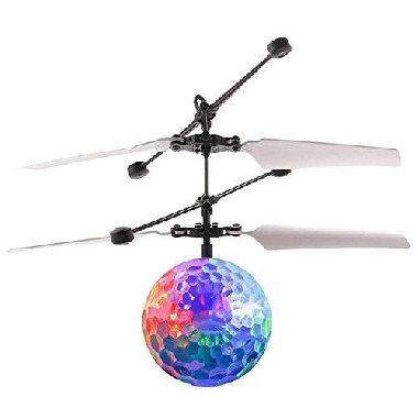 Vrtulníková koule s LED krystaly - neuveden