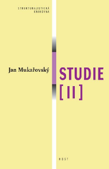 STUDIE II. - Jan Mukařovský