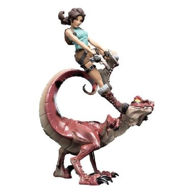 Tomb Raider figurka - Lara Croft a Raptor 24 cm (Weta Workshop) - neuveden