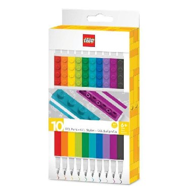 LEGO Gelové pero - mix barev 10 ks - neuveden