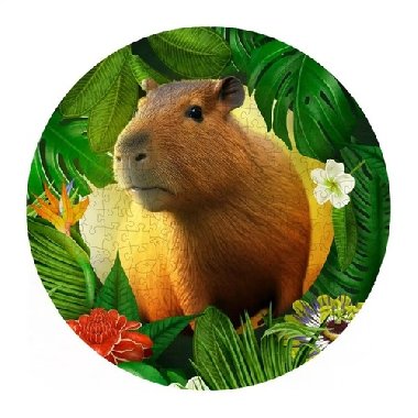 Dřevěné puzzle Kapybara 250 dílků EKO