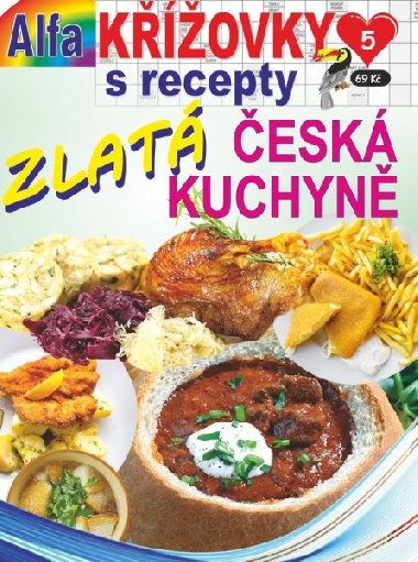 Křížovky s recepty 4/2023 - Zlatá jídla české kuchyně - Alfasoft
