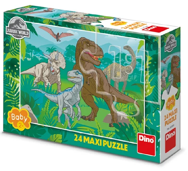Puzzle Jurský svět 24 maxi dílků - Dino Toys