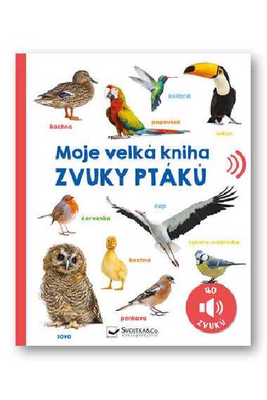 Moje velká kniha Zvuky ptáků - neuveden