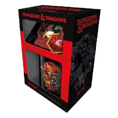 Dungeon a Dragons Dárkový set (hrnek + klíčenka) - neuveden