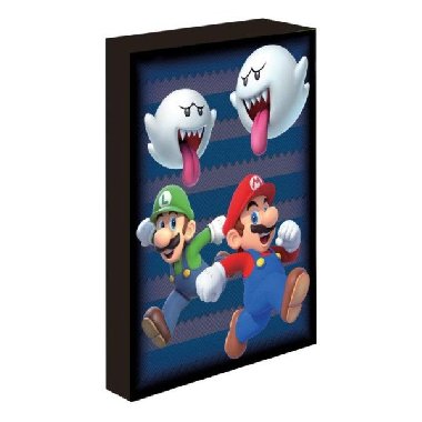 Obraz LED svítící Super Mario, 30x40 cm - neuveden