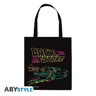 Back to the Future - Taška přes rameno / Neon DeLorean - neuveden