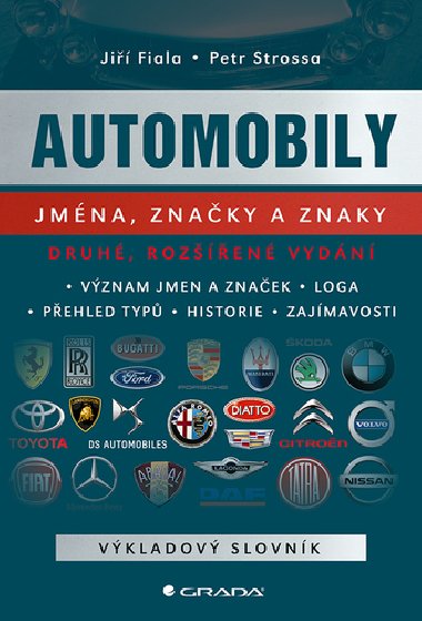 Automobily - Jména, značky a znaky - Jiří Fiala; Petr Strossa