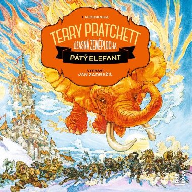 Pátý elefant - Úžasná zeměplocha - CDmp3 (Čte Jan Zadražil) - Pratchett Terry