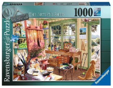 Puzzle Umělcova chatka 1000 dílků - neuveden