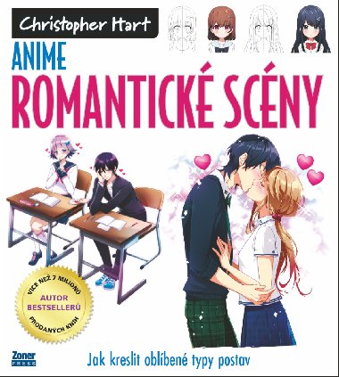 Anime - romantické scény - Jak kreslit oblíbené typy postav - Christopher Hart