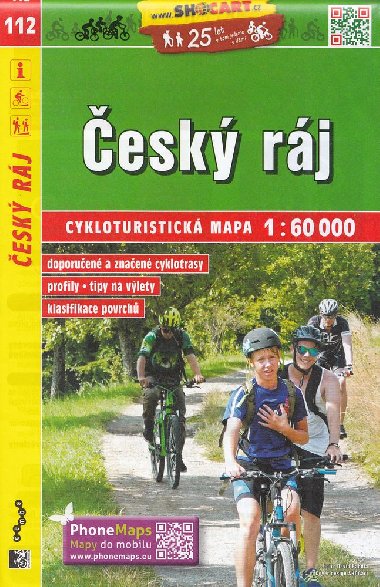 Český ráj - cyklomapa 1:60 000 Shocart číslo 112 - ShoCart
