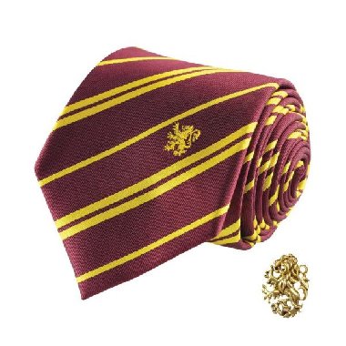 Harry Potter Kravata luxusní a pin v krabičce - Nebelvír - neuveden