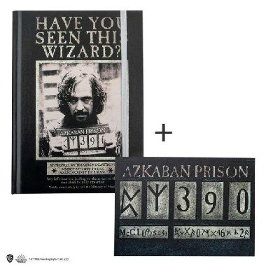 Harry Potter Zápisník se záložkou - Sirius Black: Azkaban - neuveden