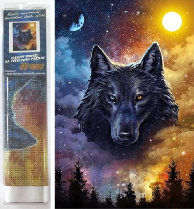 Diamantové malování Temný vlk - Norimpex