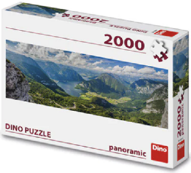 Puzzle Pohled na Alpy 2000 dílků panoramic