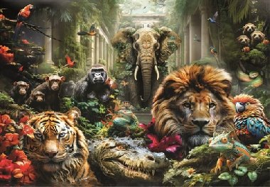 Puzzle Tajuplná džungle 1000 dílků - neuveden