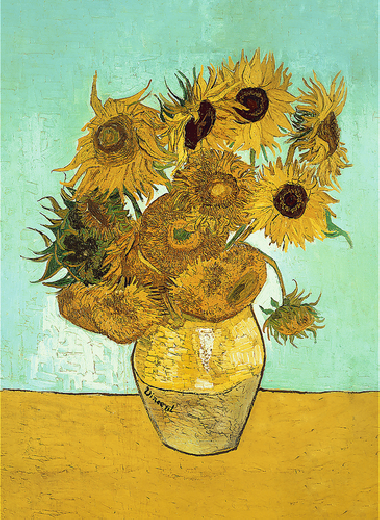 Dřevěné puzzle Art Vincent van Gogh Slunečnice 200 dílků
