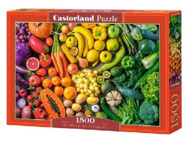 Castorland Puzzle - Duha plná vitamínů 1500 dílkú - neuveden