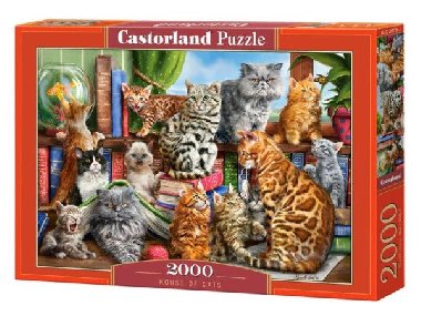 Castorland Puzzle - Kočičí dům 2000 dílkú - neuveden