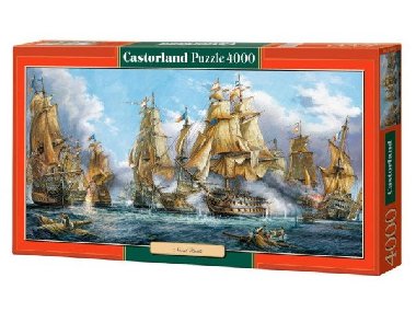 Castorland Puzzle - Námořní bitva 4000 dílkú - neuveden