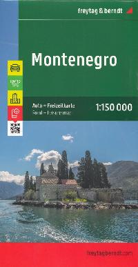 Černá Hora - Montenegro - automapa 1:150 000 - Freytag a Berndt