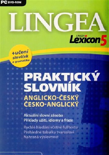 Lexicon5 Praktický slovník anglicko-český česko-anglický - Lingea