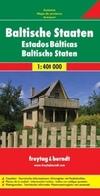 Automapa Baltsk stty - Litva - Estonsko - Lotysko 1:400 000 - Freytag a Berndt