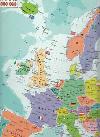 Svt 1:5 000 000 Evropa 1: 1 100 000 - koln mapa lamino - Kartografie