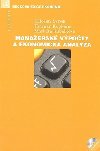 MANAERSK VPOTY A EKONOMICK ANALZA (+ CD) - Miloslav Synek; Heman Kopkn; Markta Kublkov